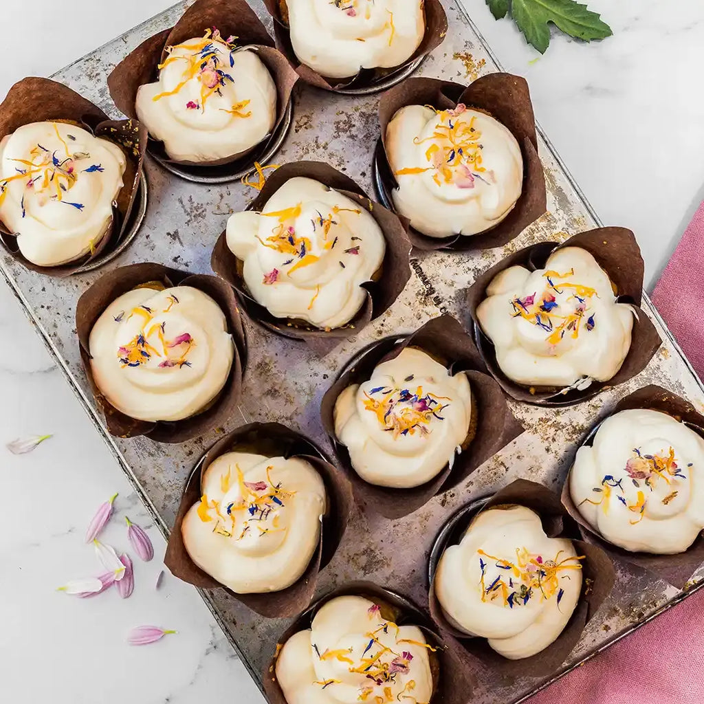 Karotten-Cupcakes von Oma Irmgard von Kuchentratsch im Blech